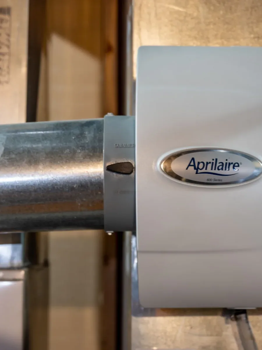 Whole-home humidity control system installed by GB Comfort Services