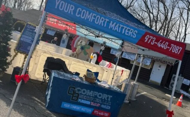 GB Comfort Services team at a community event in Jefferson Township