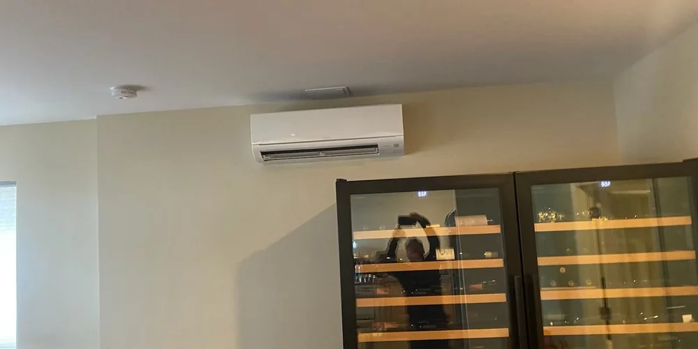 Ductless mini-split system serviced by GB Comfort Services