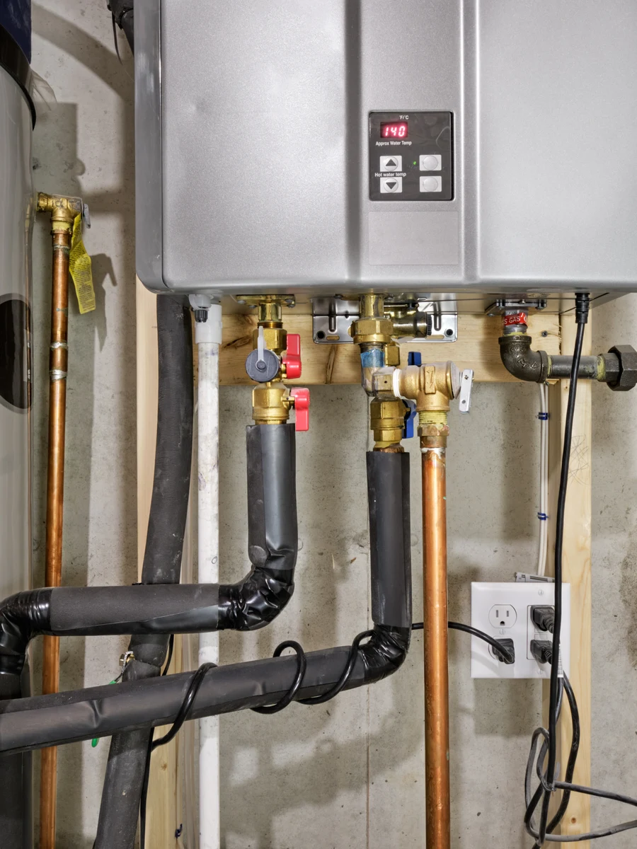 Tankless water heater installation and service by GB Comfort Services